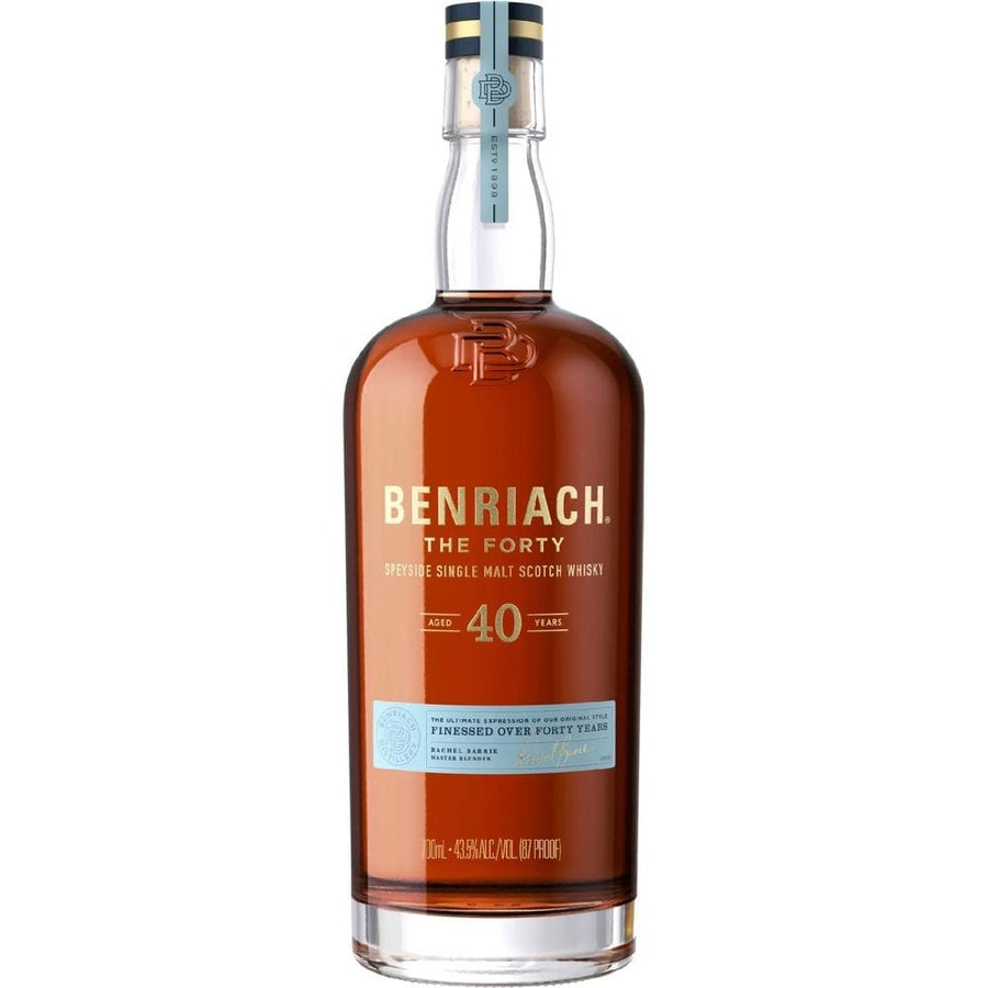 700 ML BenRiach Sngl Malt Scotch 40 Year Whiskey