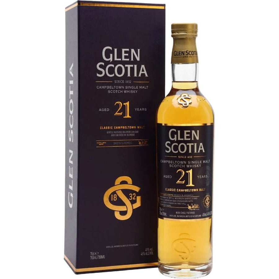 700 ML Glen Scotia 21 Year Single Malt Scotch Whiskey
