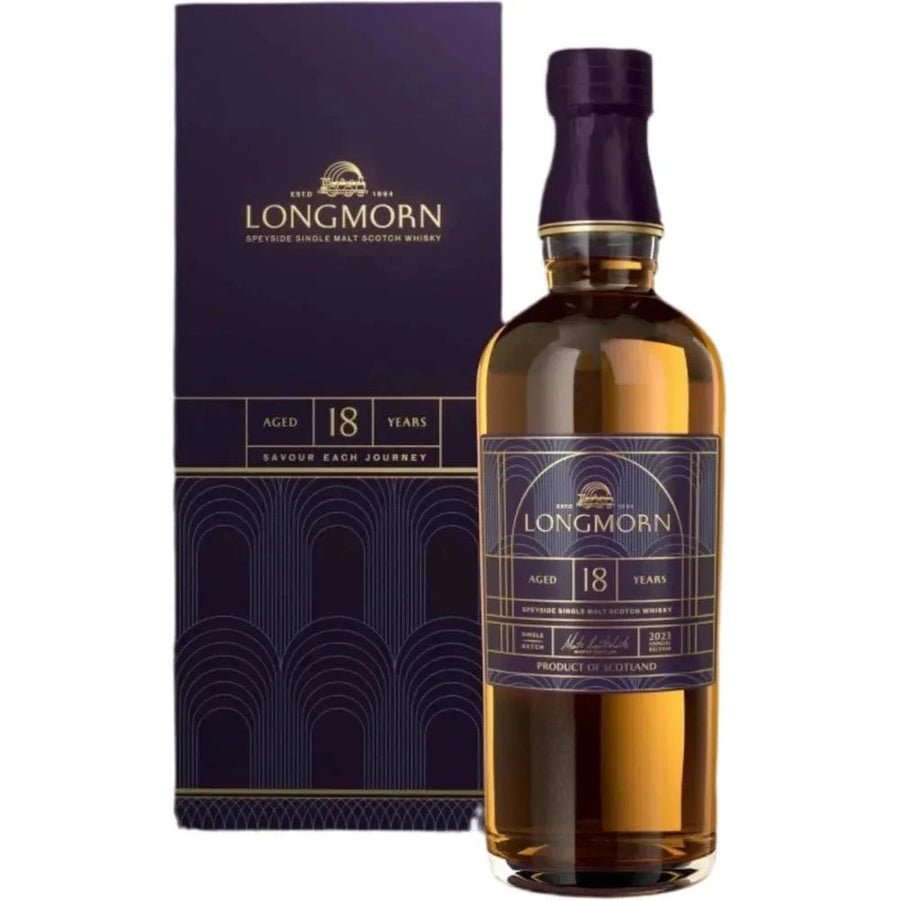 700 ML Longmorn Single Malt Scotch 18 Year Whiskey