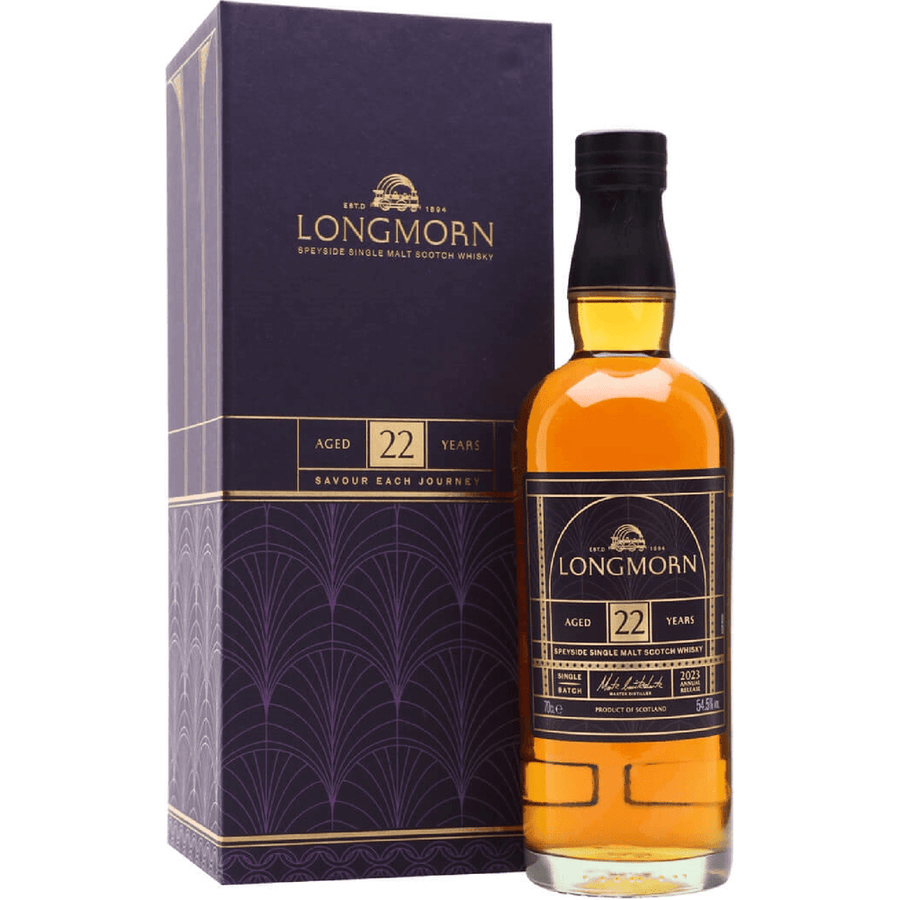 700 ML Longmorn Single Malt Scotch 22 Year Whiskey