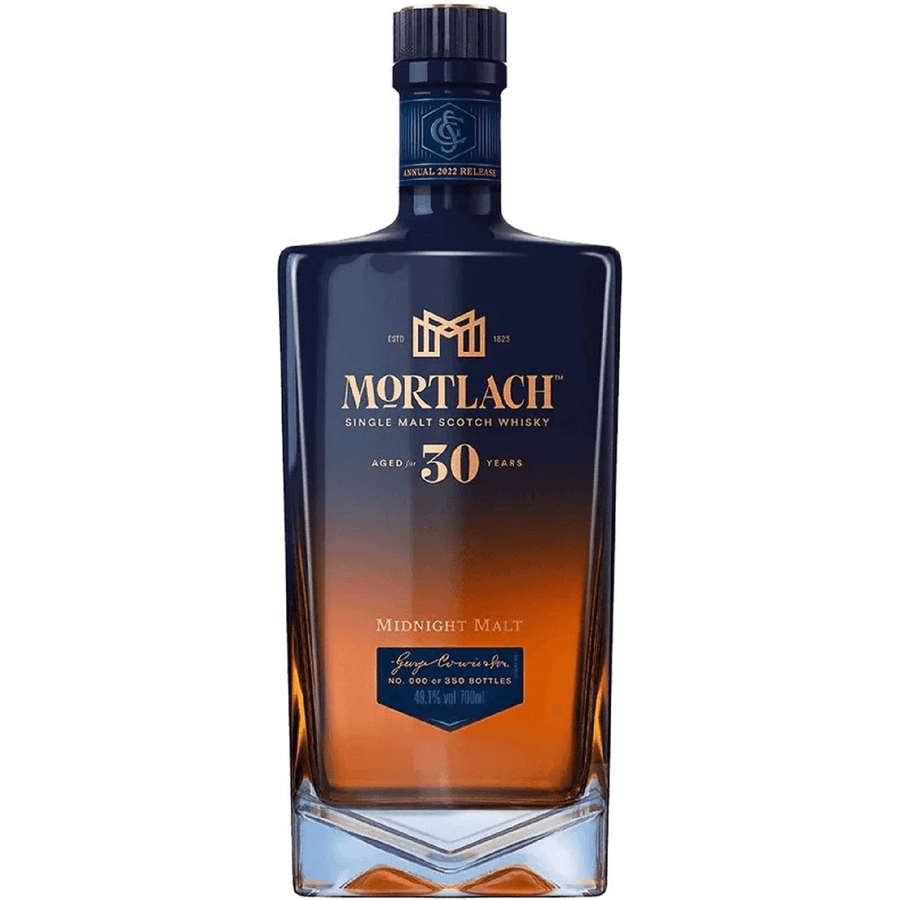 700 ML Mortlach Single Malt Scotch Midnight Malt 30 Year Whiskey
