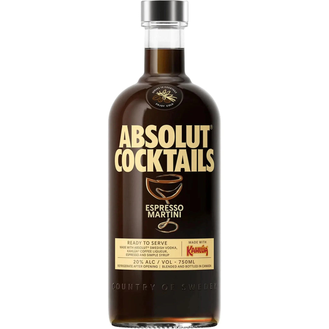 750 ML Absolut Espresso Martini Cocktail