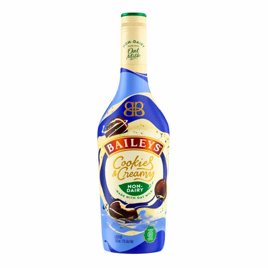 750 ML Baileys Cream Liqueur Cookie & Cream Non-Dairy Made With Oat Milk