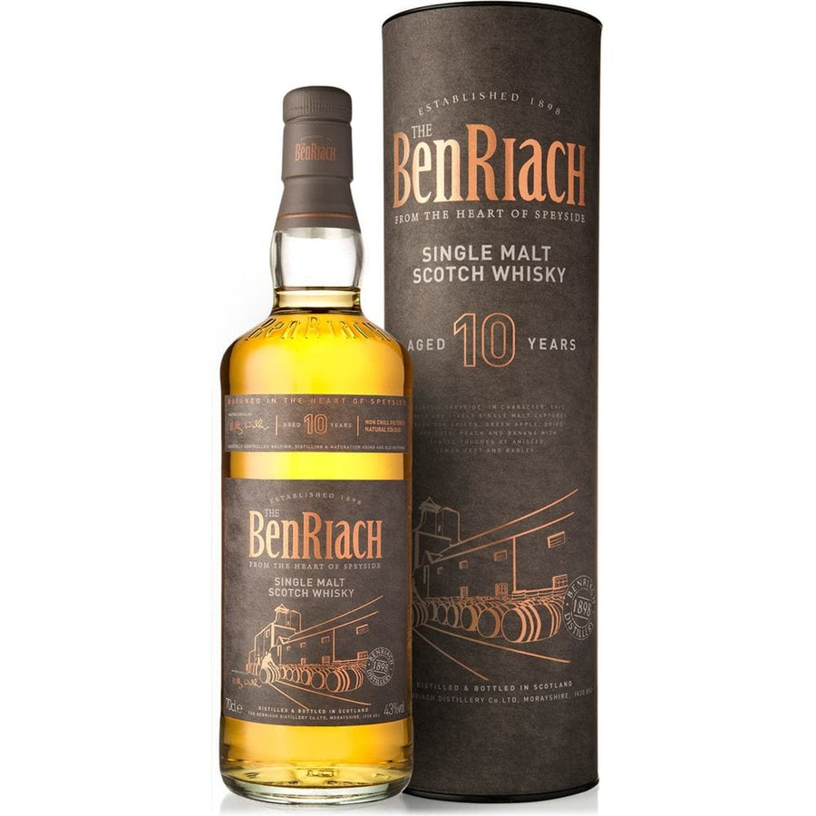 750 ML Benriach 10 Year Old Scotch Whiskey