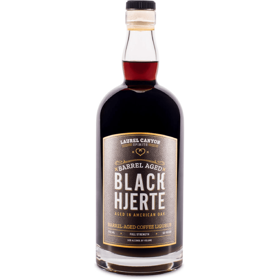 750 ML Black Hjerte Coffee Liqueur Barrel Aged Blood Orange