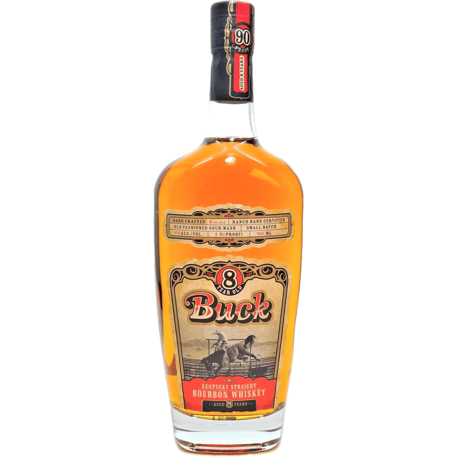750 ML Buck Straight Bourbon 8 Yr