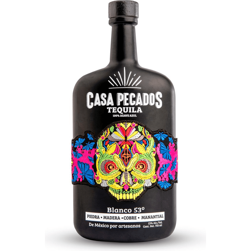 750 ML Casa Pecados Silver 53° Tequila