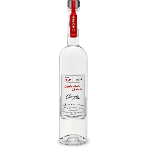 Chopin Bartnders Choice Rye Vodka – Wooden Cork