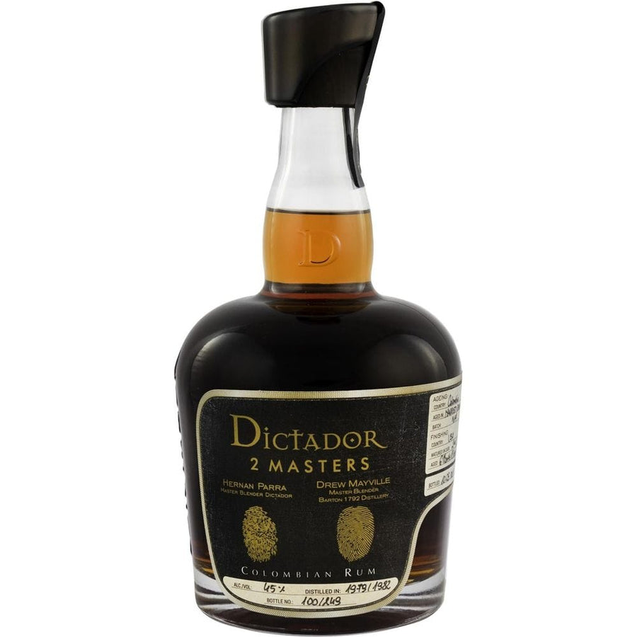 750 ML Dictador Aged Rum 2 Masters Barton Rye 36 Year