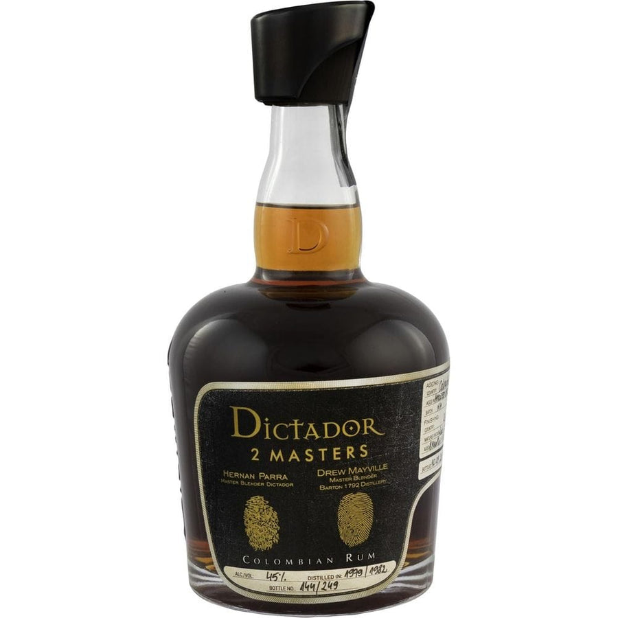 750 ML Dictador Aged Rum 2 Masters Barton Wheat 36 Yr
