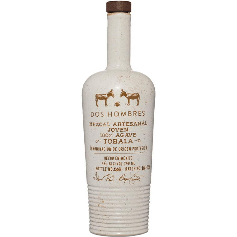 750 ML Dos Hombres Mezcal Artesanal Joven Tobala