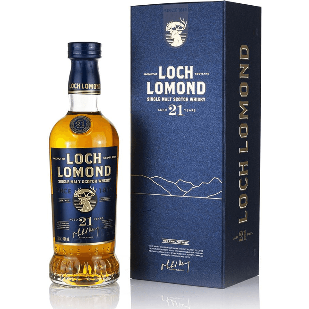 750 ML Loch Lomond Single Malt 21y Scotch Whiskey