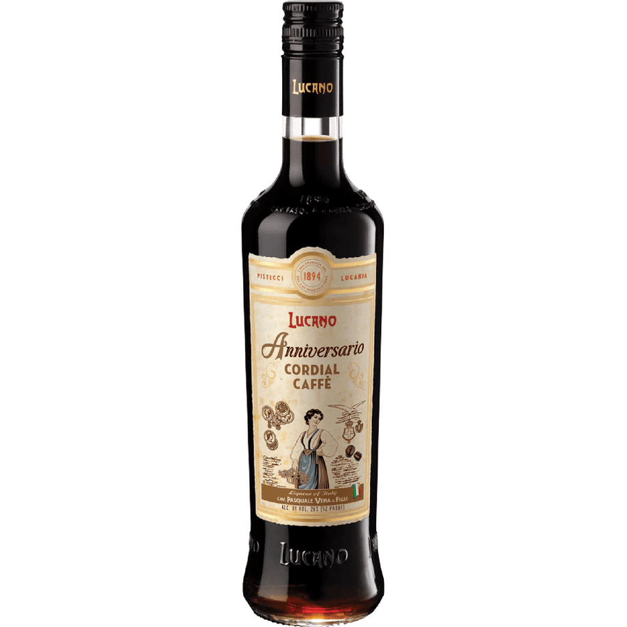 750 ML Lucano Cordial Caffe Anniversario Liqueur