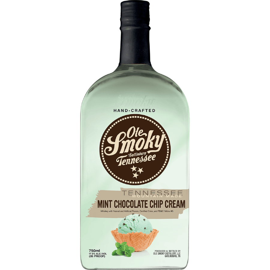 750 ML Ole Smoky Mint Chocolate Chip Cream Liqueur