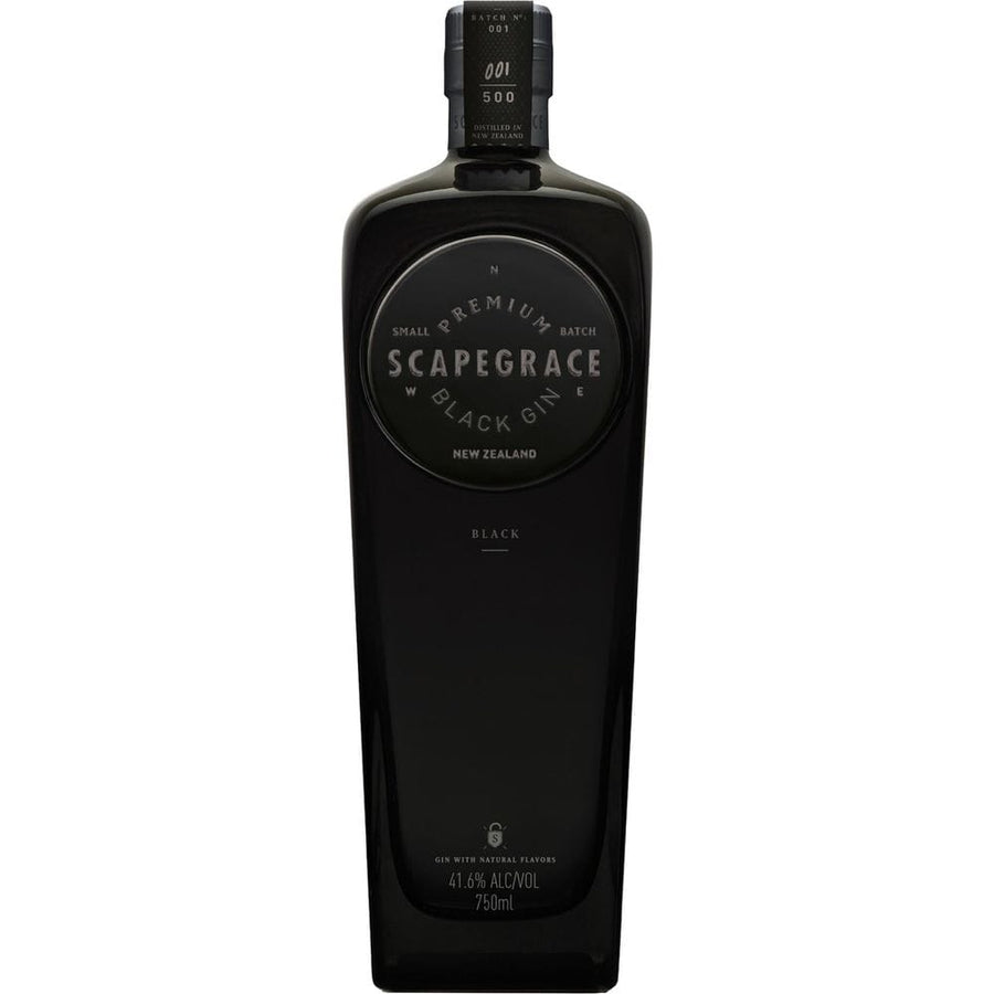 750 ML Scapegrace Black Gin Small Batch