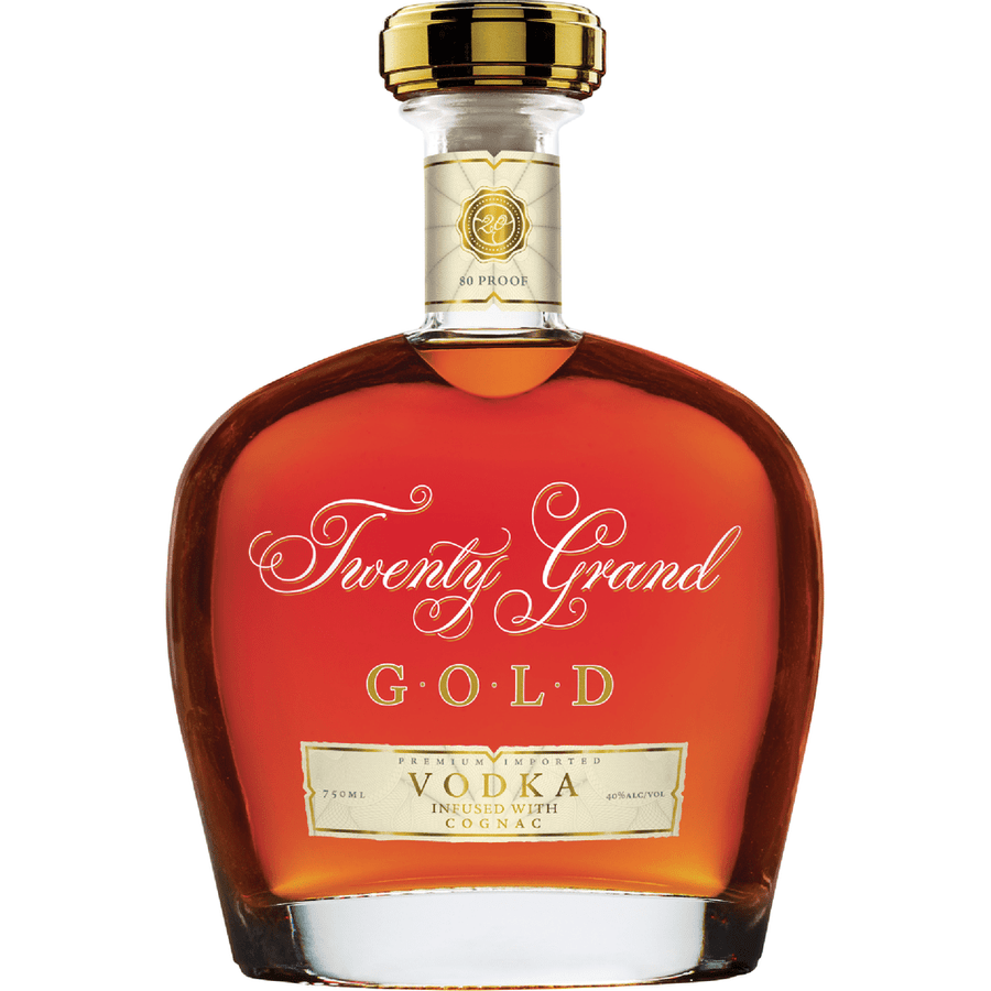 750 ML Twenty Grand Gold Vodka Infused with Cognac