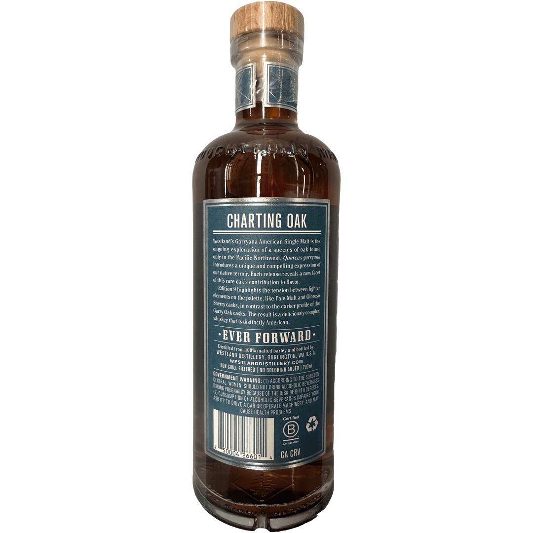 750 ML Westland Garryana Edition 9 American Single Malt Whiskey