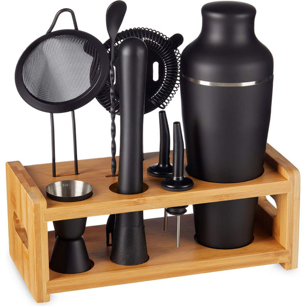 Lemonsoda 8-Piece Cocktail Shaker Set with Stand