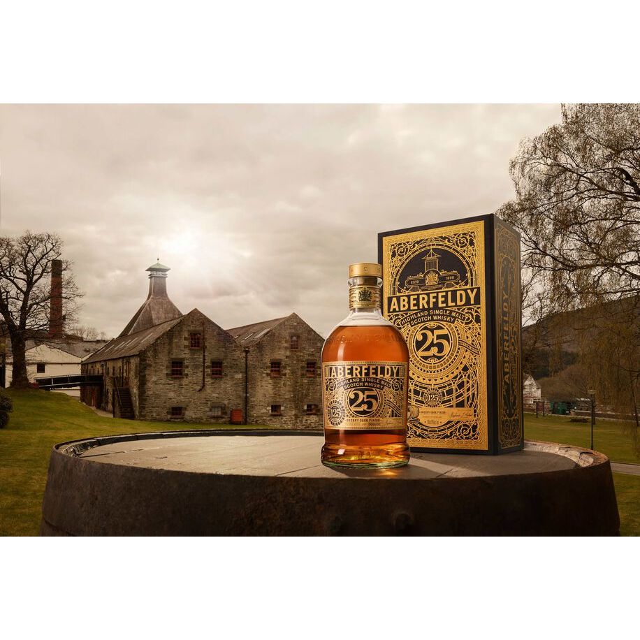 Aberfeldy 25 Year Old Single Malt Scotch Whisky 125th Anniversary Limited Edition Sherry Cask Finish
