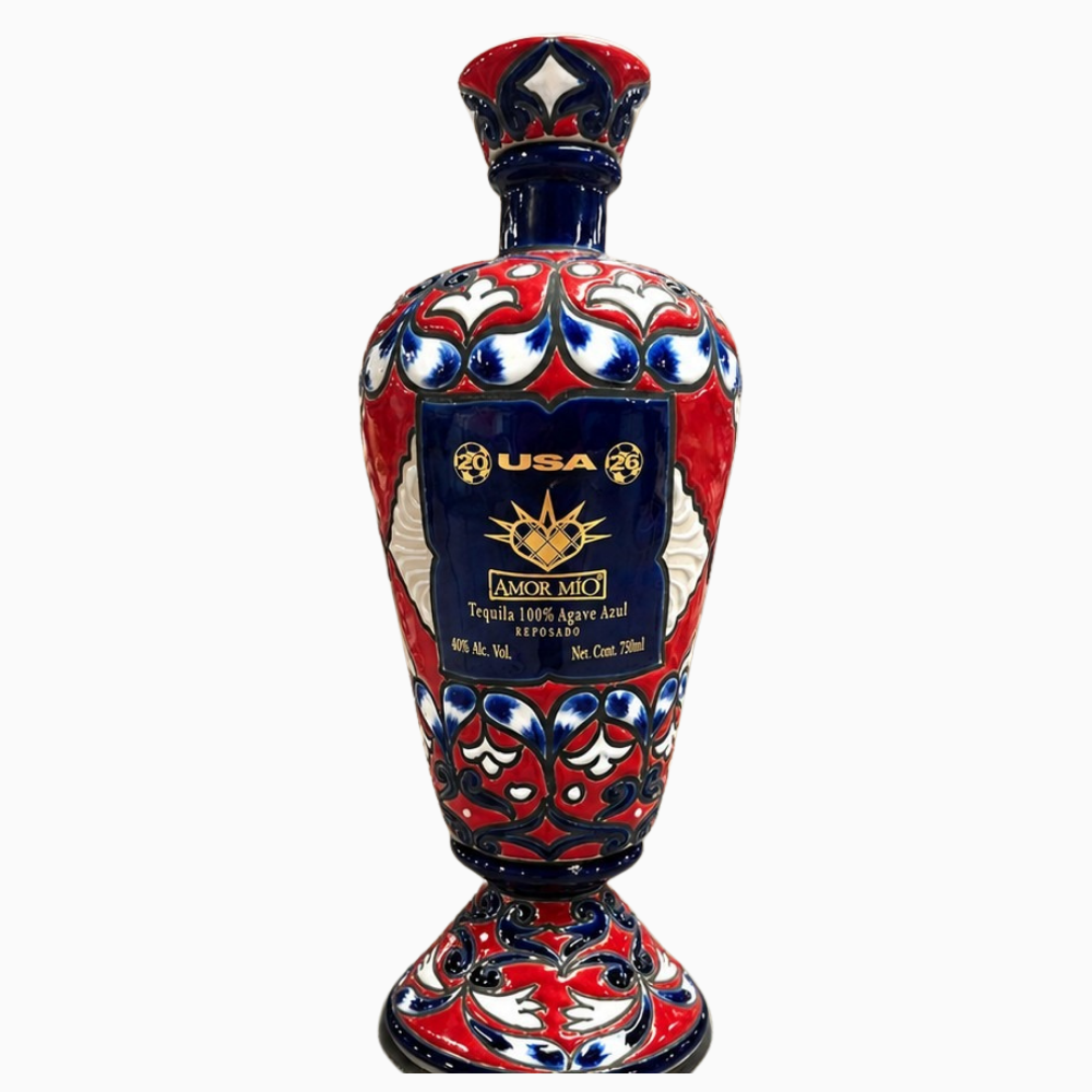 Amor Mio Reposado Ceramic Tequila FIFA World Cup USA Edition