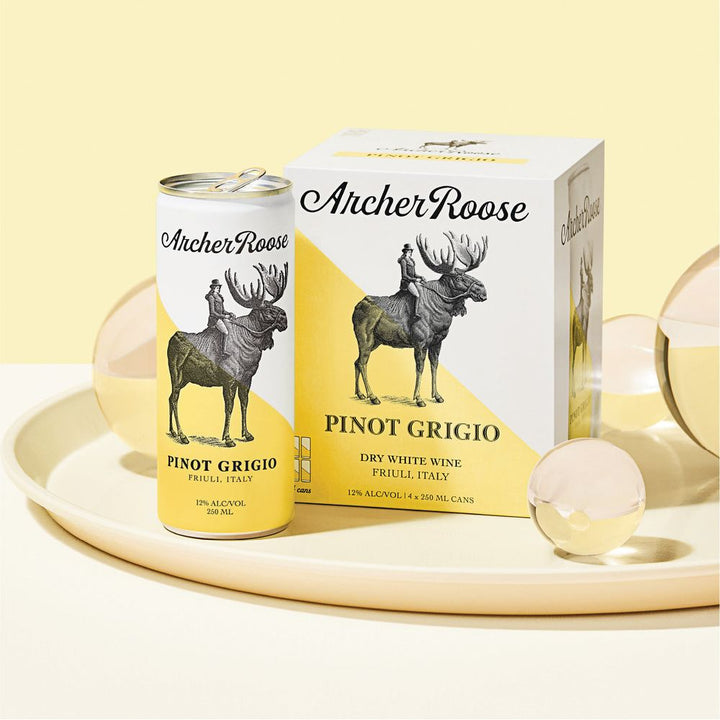 Archer Roose Pinot Grigio Ready To Drink Canned Cocktails 4pk