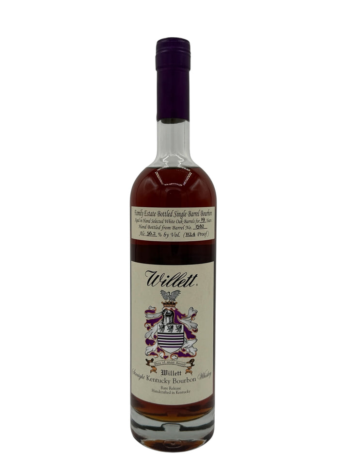 Willett Family Estate Single Barrel Bourbon 19 Year Old #1562 112.4 Proof (LIONS SHARE) 66 COUNT BOTTLE BARREL