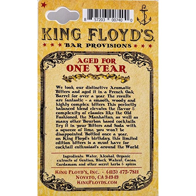 KING FLOYD'S Limited Release Barrel Aged Aromatic Bitters