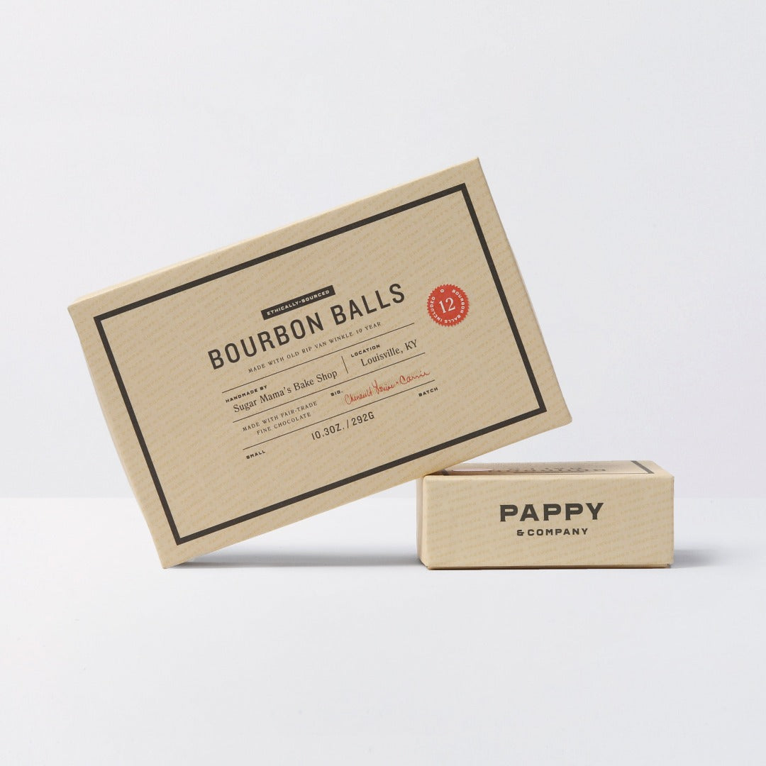 Pappy & Company Handmade Bourbon Balls (Pack of 12)