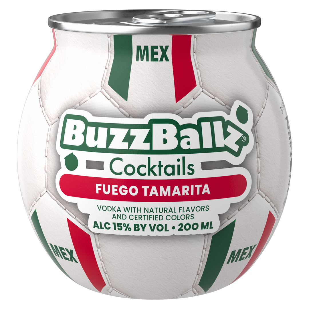 BuzzBallz Fuego Tamarita Watermelon Tamarind Pre-Mixed Cocktails 4 Pack