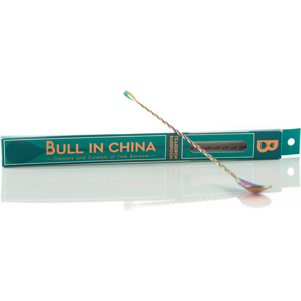 Bull In China Teardrop Barspoon - 12"/30cm (Standard length)