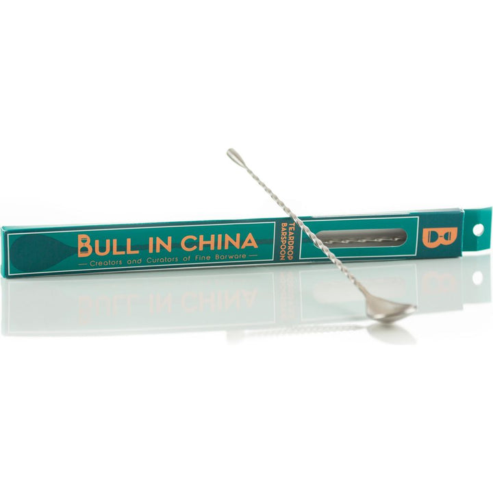 Bull In China Teardrop Barspoon - 12"/30cm (Standard length)