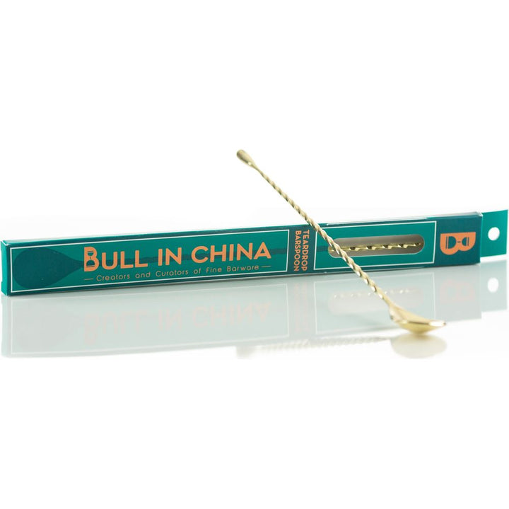 Bull In China Teardrop Barspoon - 12"/30cm (Standard length)