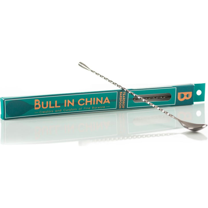 Bull In China Teardrop Barspoon - 12"/30cm (Standard length)