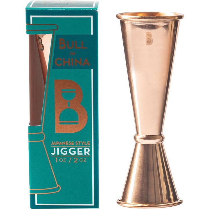 Bull In China Solid Copper and Brass Japanese-style Jiggers