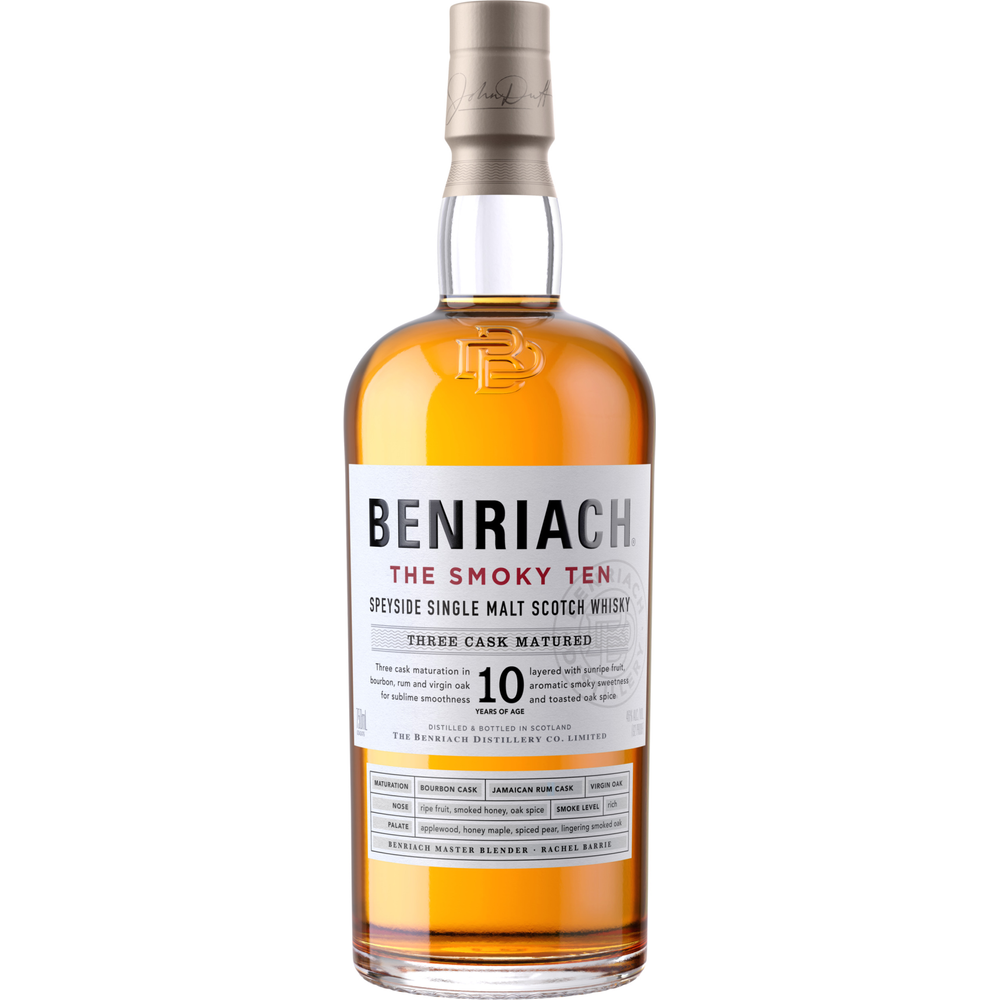 BenRiach The Smoky 10 Year Old Single Malt Scotch Whiskey