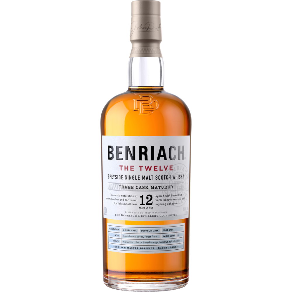 BenRiach The Twelve 12 Year Old Single Malt Scotch Whiskey