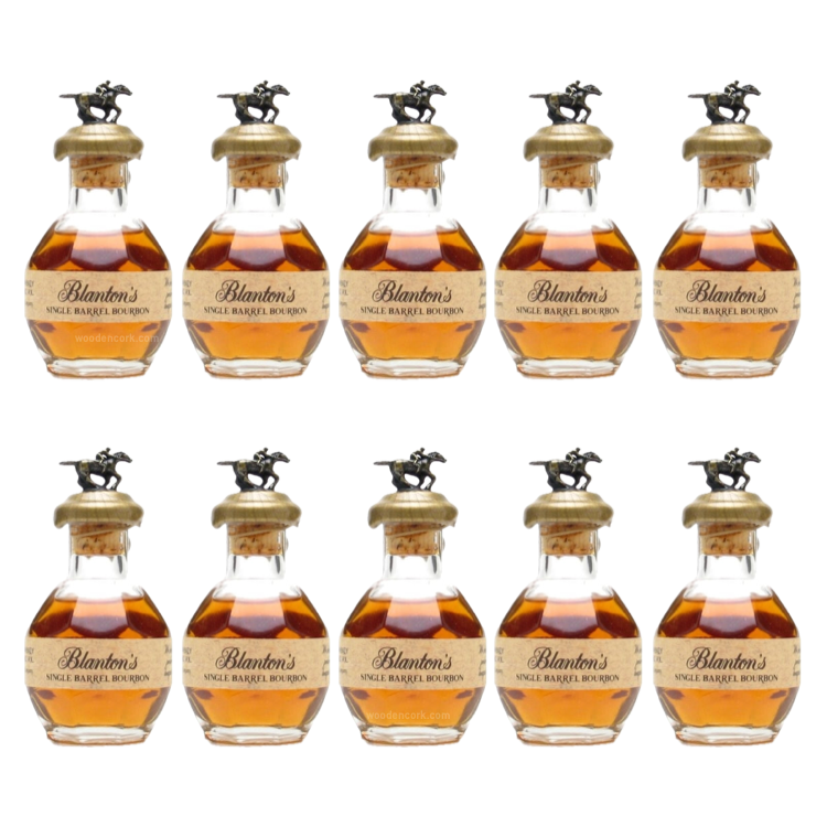 Blanton's Miniature Bourbon 50ml 10 Pack Shot Bundle
