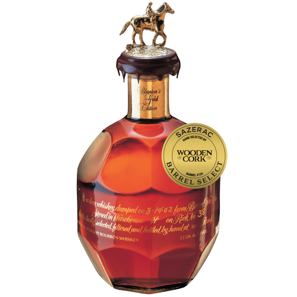 Blanton's Gold Edition Single Barrel Select Barrel #124 by Wooden Cork