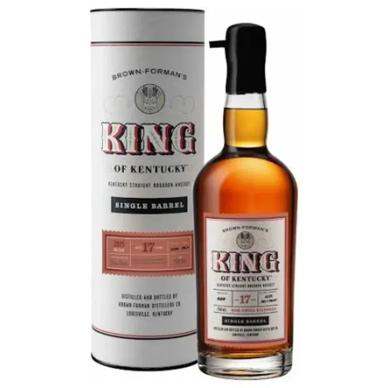 King Of Kentucky 17 Year Old Bourbon 2025 Release Single Barrel #55 126.6 Proof