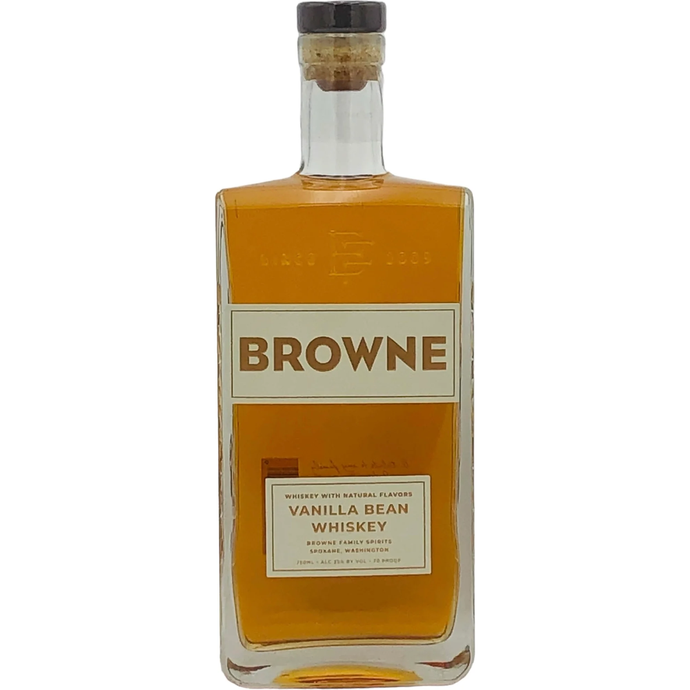 Browne Family Spirits Vanilla Bean Flavored Whiskey – Wooden Cork