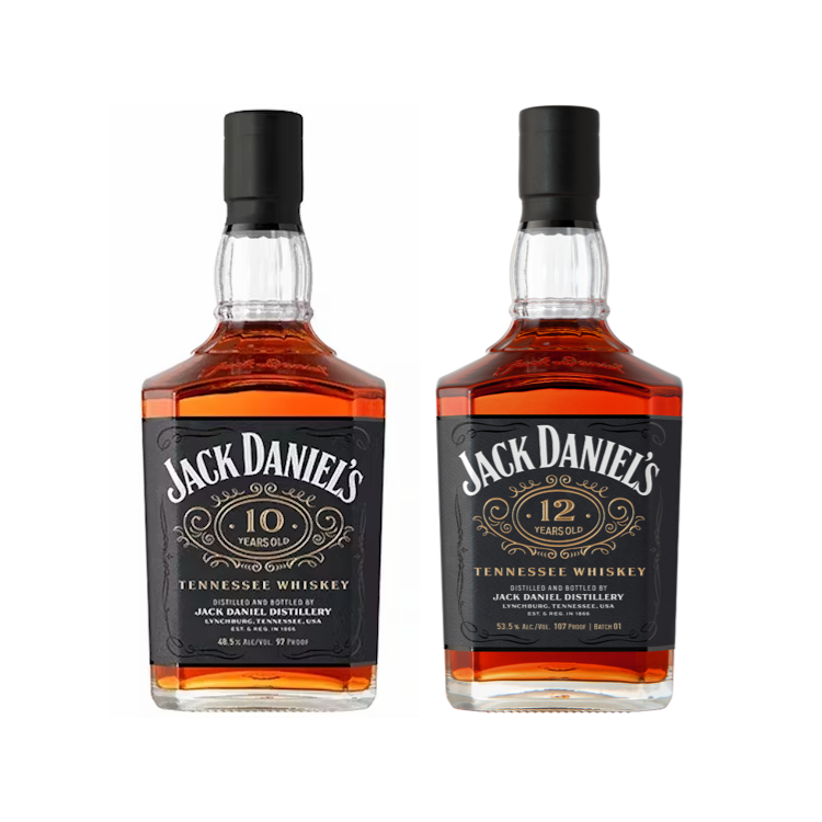 Jack Daniel 10 & 12 Year Old Whiskey Bundle