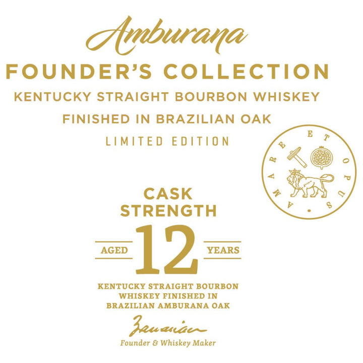 Rabbit Hole Founder’s Collection Amburana 12 Year Old Straight Bourbon