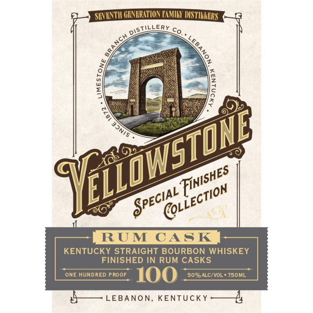 Yellowstone Rum Cask Bourbon Special Finishes Collection