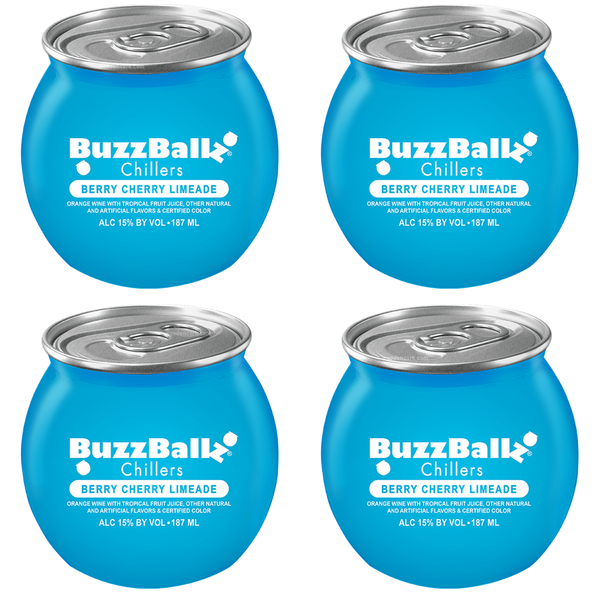 US三軒茶屋 Len オモシーチャンネル SPECIAL BULLS BALLS BuzzBallz Berry Cherry Limeade Pre-Mixed Cocktails 4-Pack – Wooden
