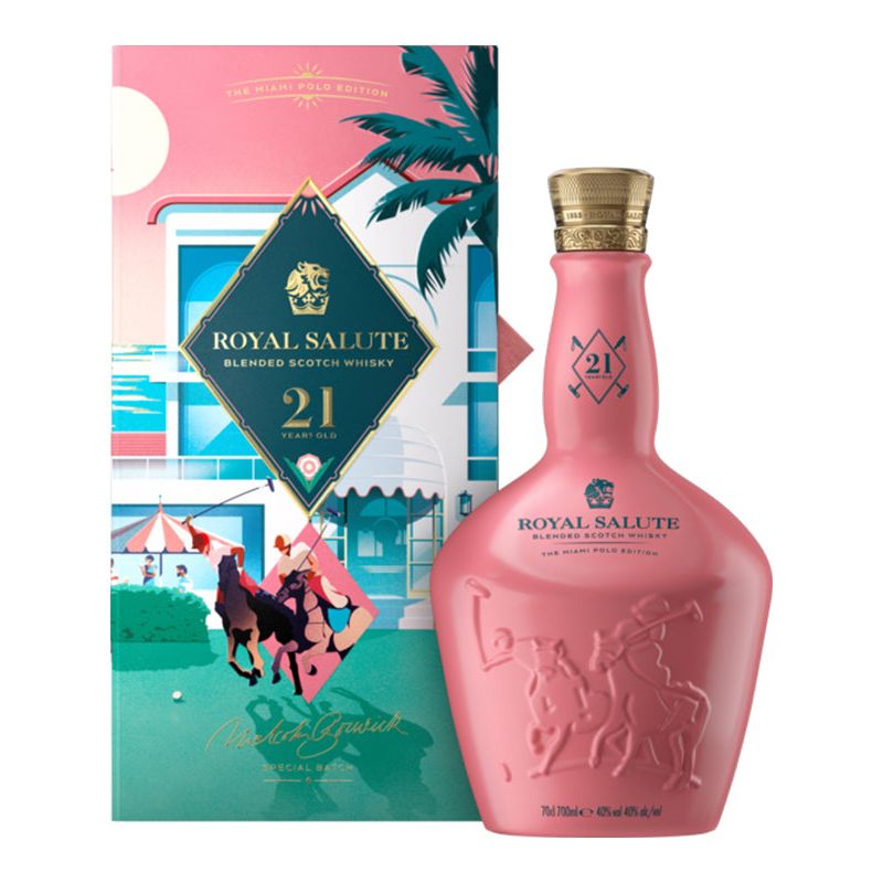 Chivas Regal Royal Salute 21 Year Old Miami Polo Edition