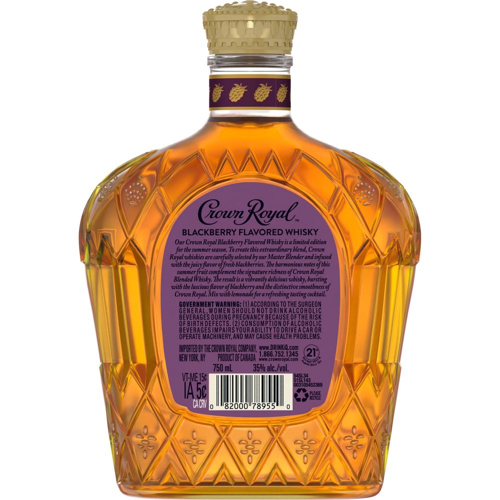 Crown Royal Blackberry Whisky 6-Pack | Case of Blackberry Canadian