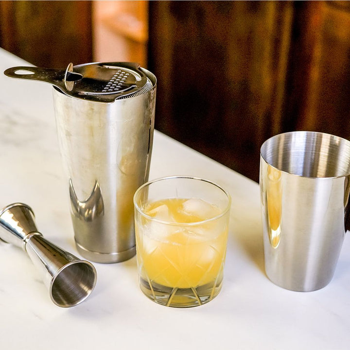 Stainless Steel Cocktail Shaker Set (4-Piece)