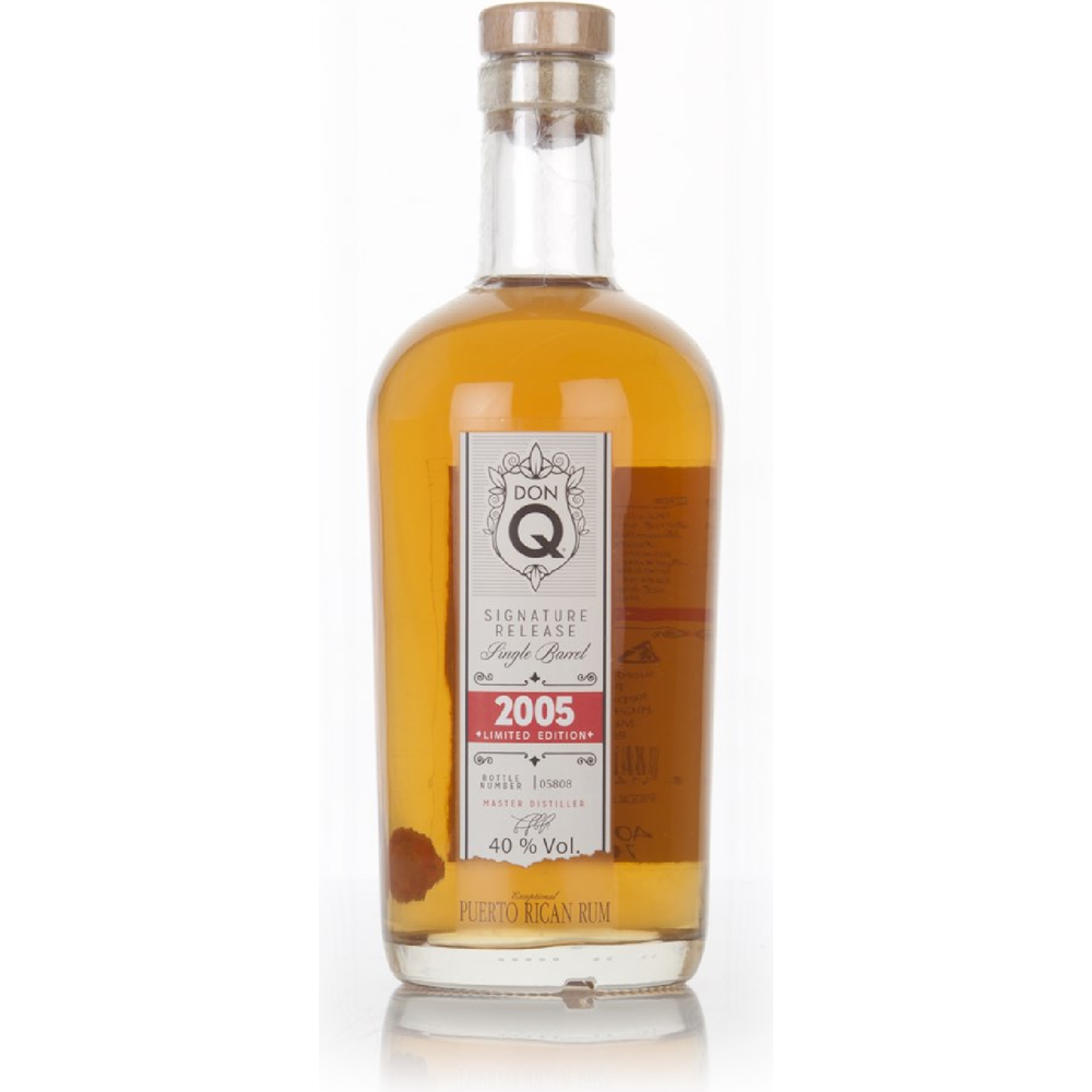 Don Q Single Barrel Rum Limited Edition 10 Year 2005