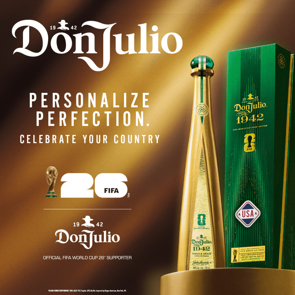 Don Julio 1942 FIFA World Cup 2026 Honor Your Country Sticker Limited Edition