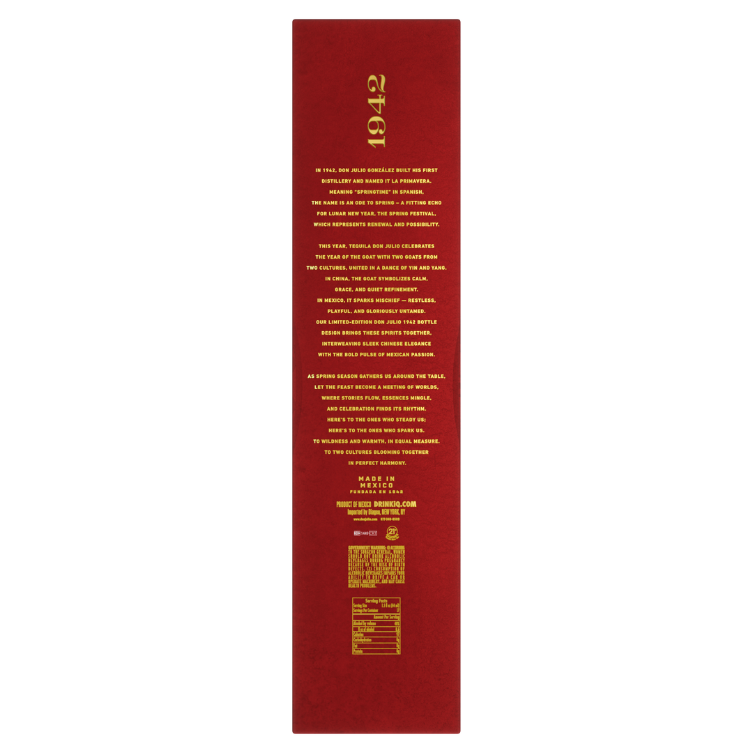 Don Julio 1942 Tequila Anejo Year of the Goat 2027 Limited Edition 750mL